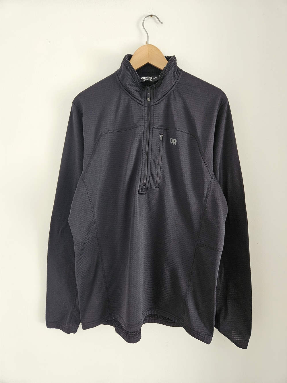 Outdoor Research Mens Vigor Grid Fleece Half Zip Performance Jacket Extra Large